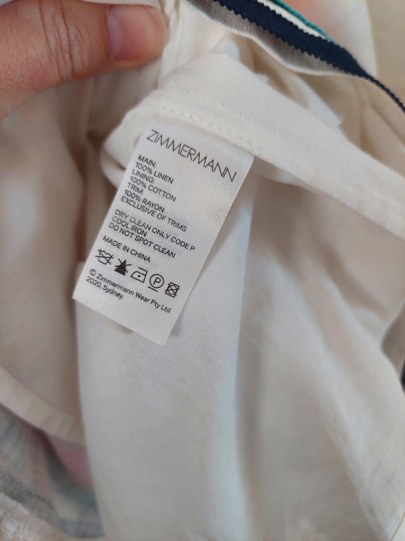 Zimmermann Lulu Ribbon Tiered Linen Maxi Dress, Size 0 (AU 8 / US 4)