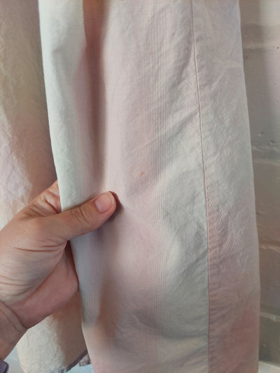 Kowtow Organic Cotton Shutter Dress in Soft Pastel Check, Size XL (16) Oversized