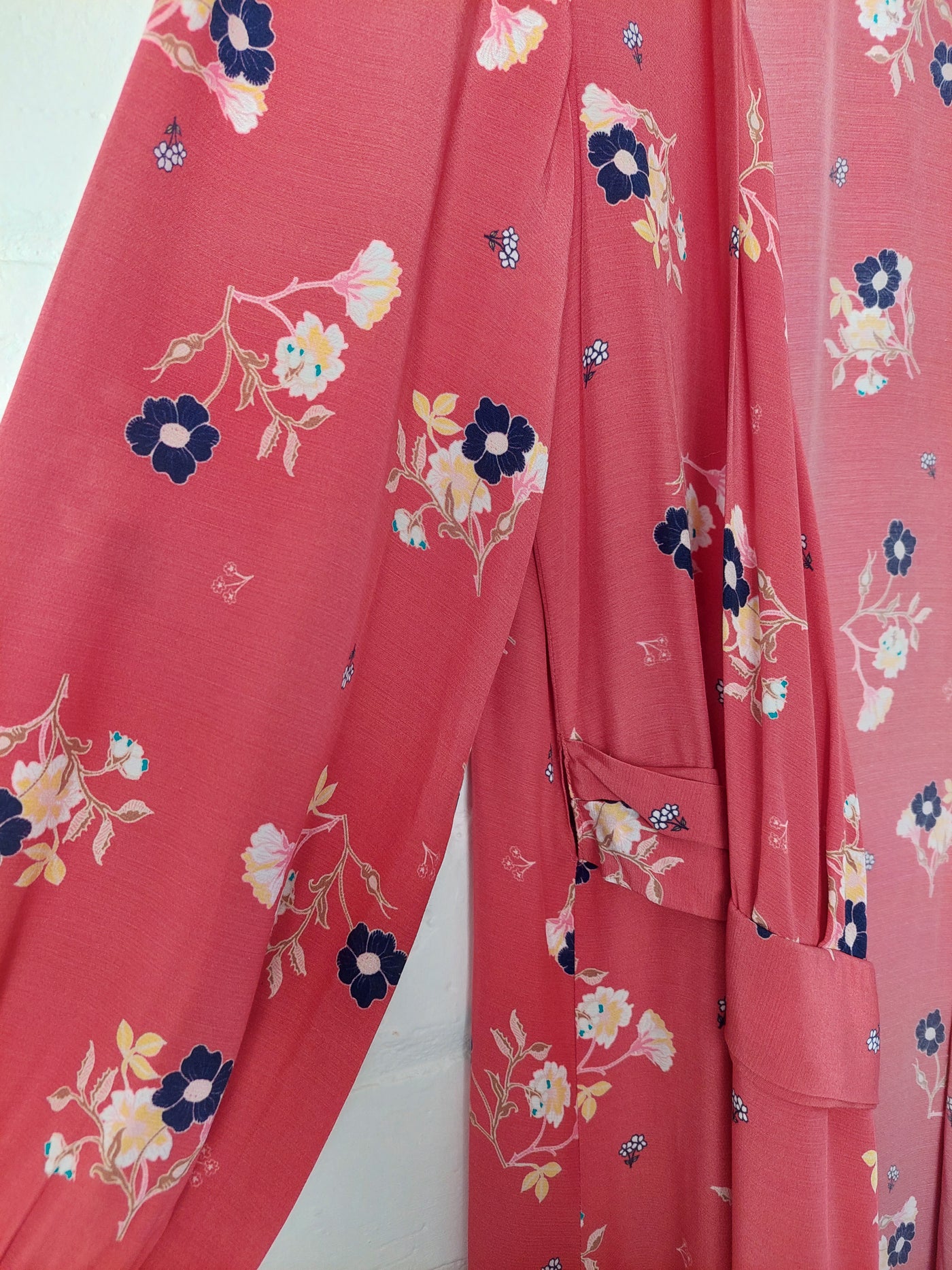 Second Female 'Velua' Floral Midi Wrap Dress, Size M (10)