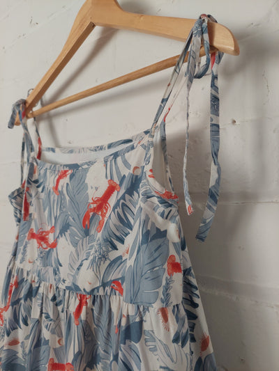 Palm Noosa 'Send Me On My Way' dress in Sea Print, Size 8