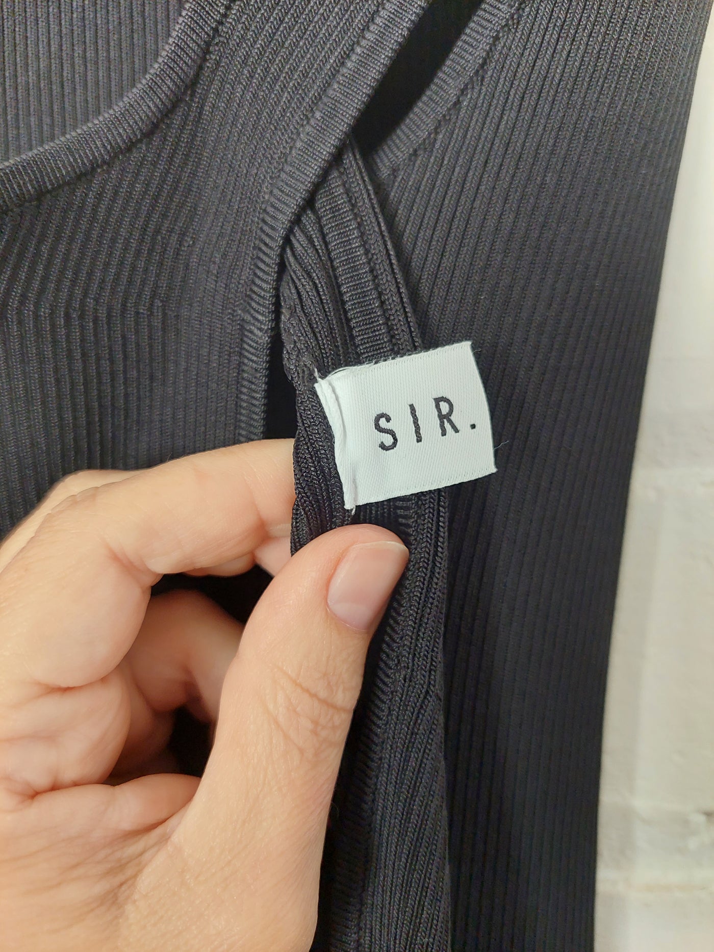 Sir the Label 'Marcelle' Open Back Dress - Black, Size 3 (AU 12 / US 8)