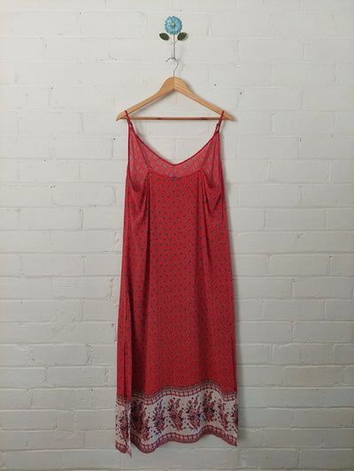 Arnhem Clothing 'Serafina' Beach Slip Dress - Crimson Skies, Size 16