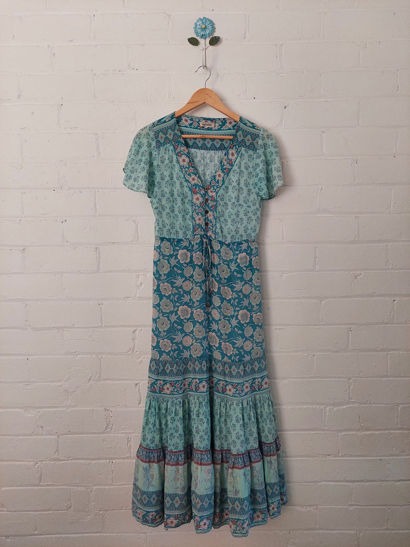 Arnhem Clothing 'Abigail' Maxi Dress in Opal, Size 8