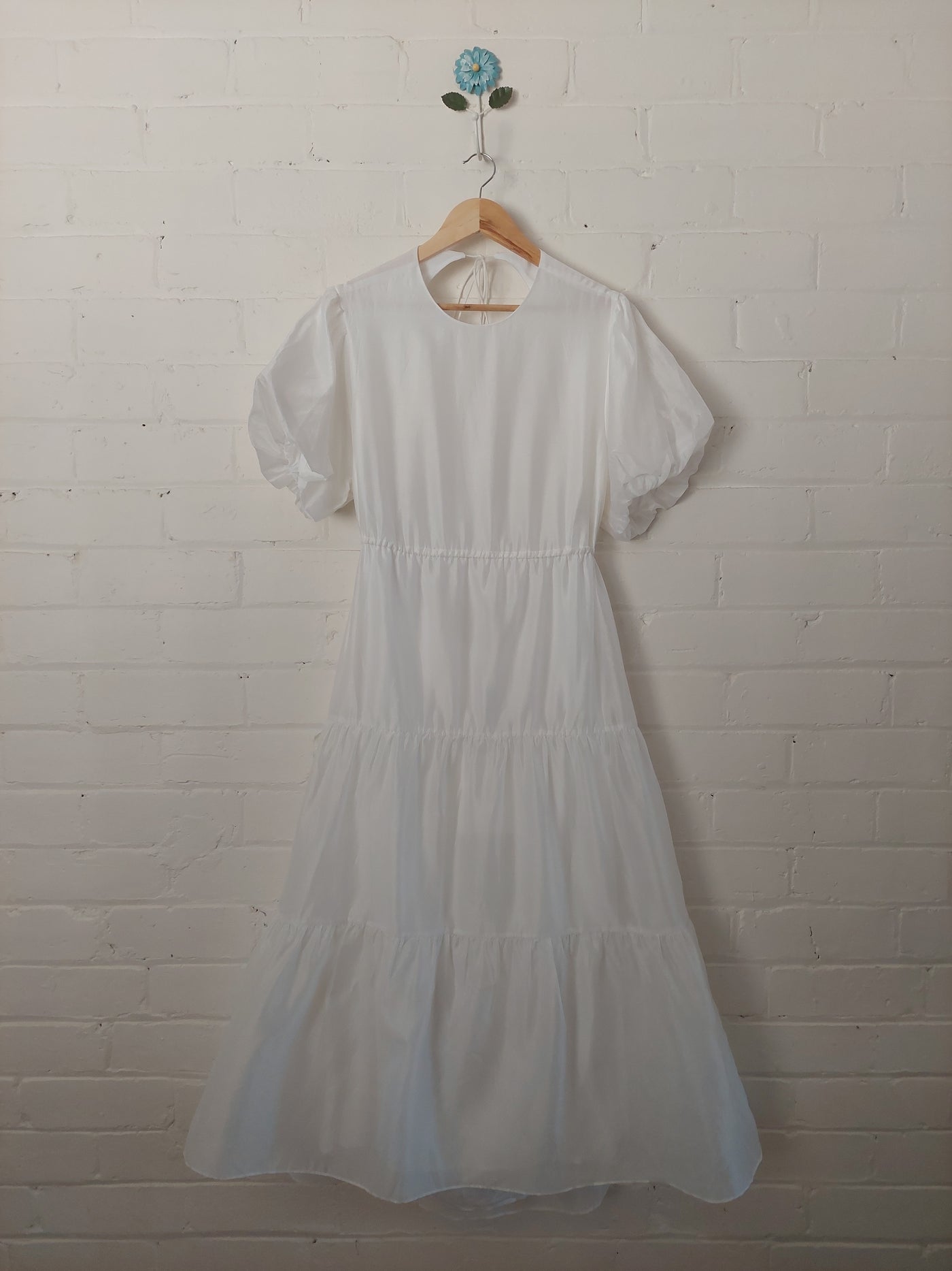 Sir the Label BNWT 'Franc' Open Back Dress - Chalk White, Size 2 (AU 10 / US 6)