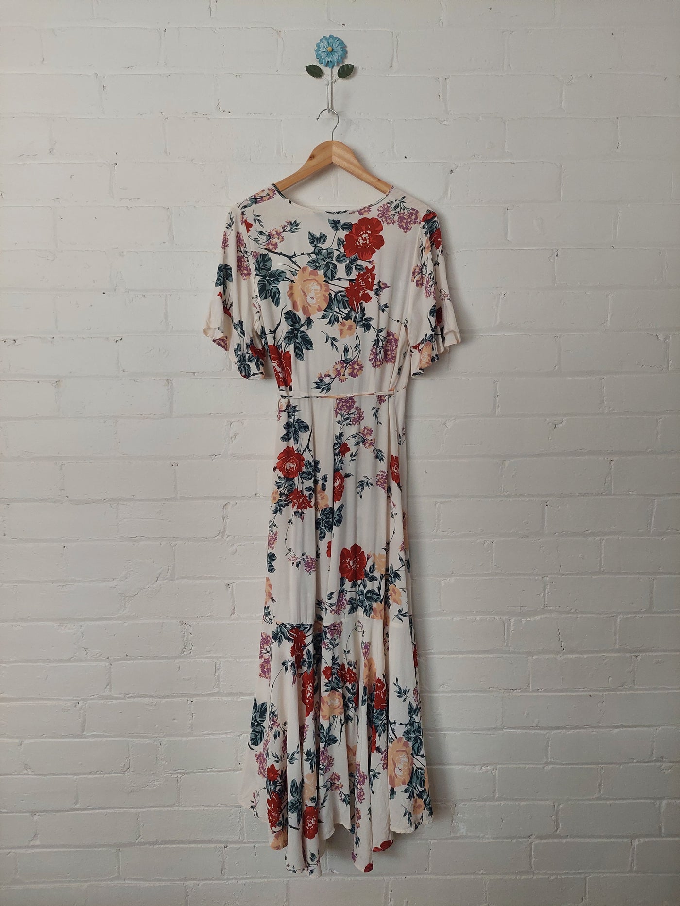 Kivari Harper Bloom Wrap Maxi Dress, Size M (AU 10)