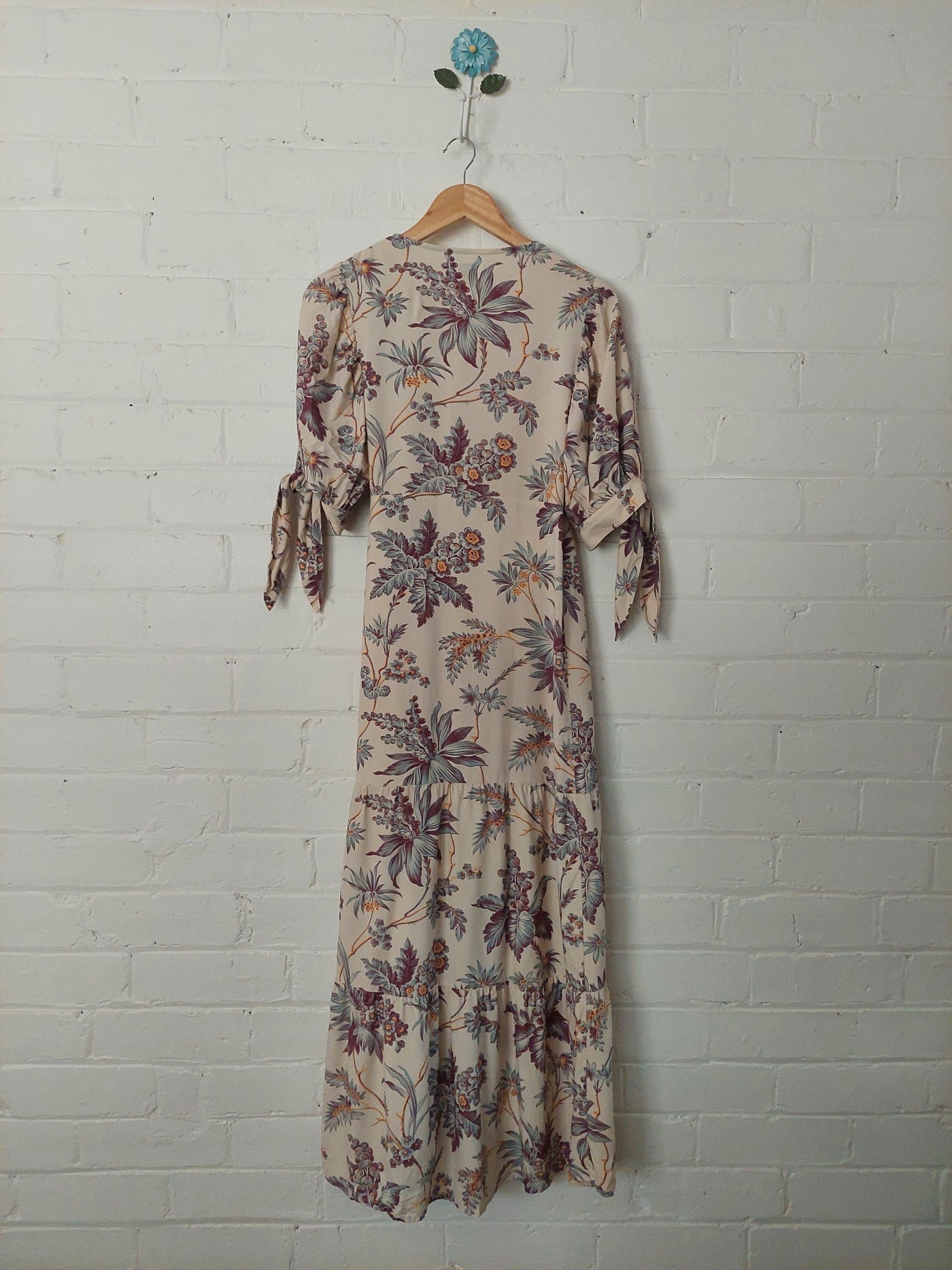Sir the Label 'Avery' Silk Wrap Midi Dress, Size 2 (AU 10 / US 6)