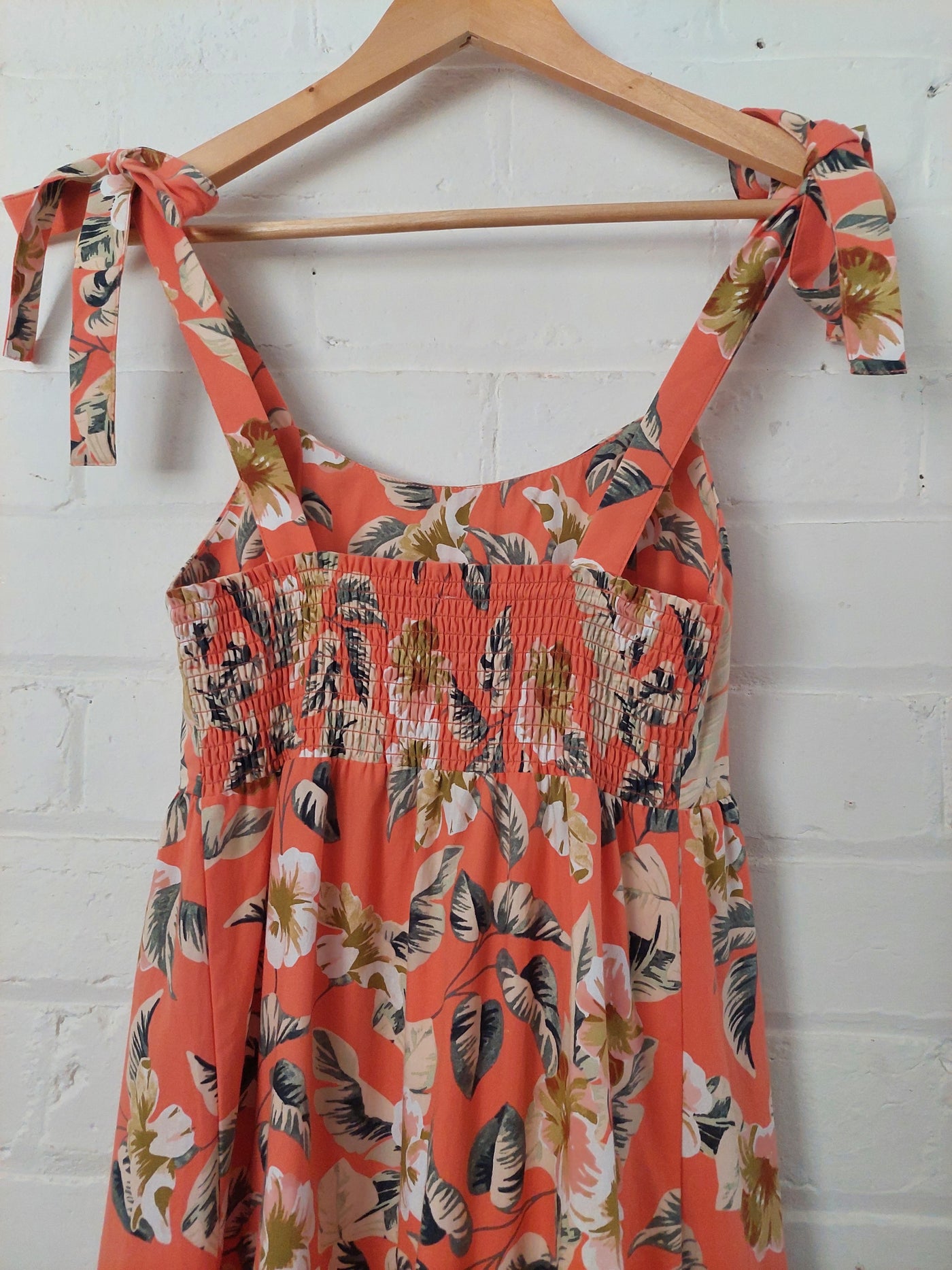 Kivari BNWT 'Bonny' Cotton Tiered Maxi Dress - Tropical, Size 8