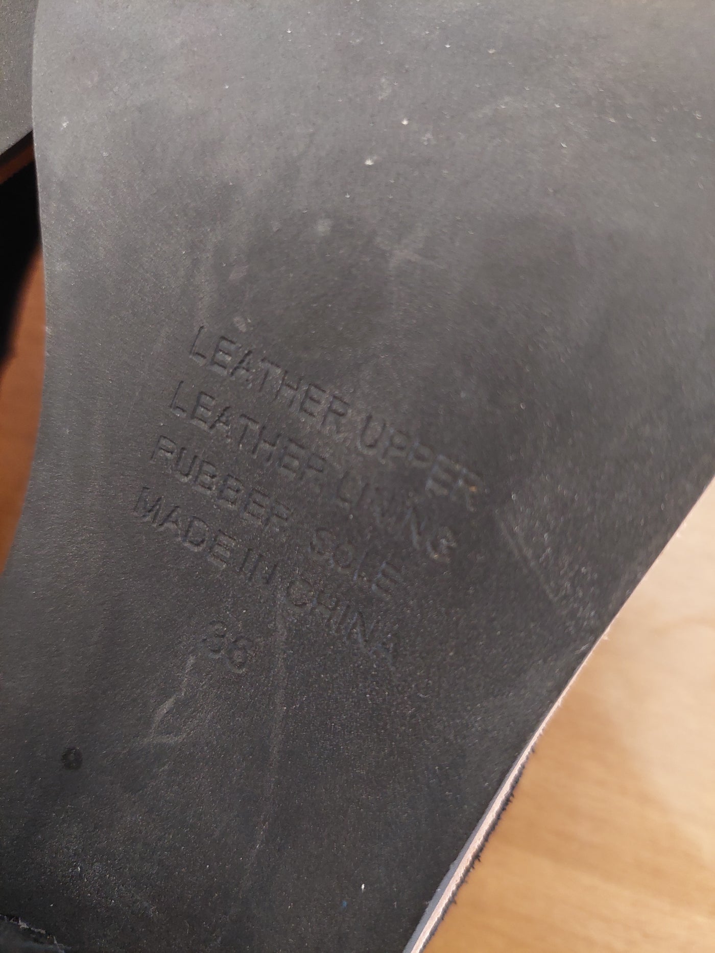 Gorman 'KALOCSAI' Black Suede Leather Heel, Size EU 36 / AU 5
