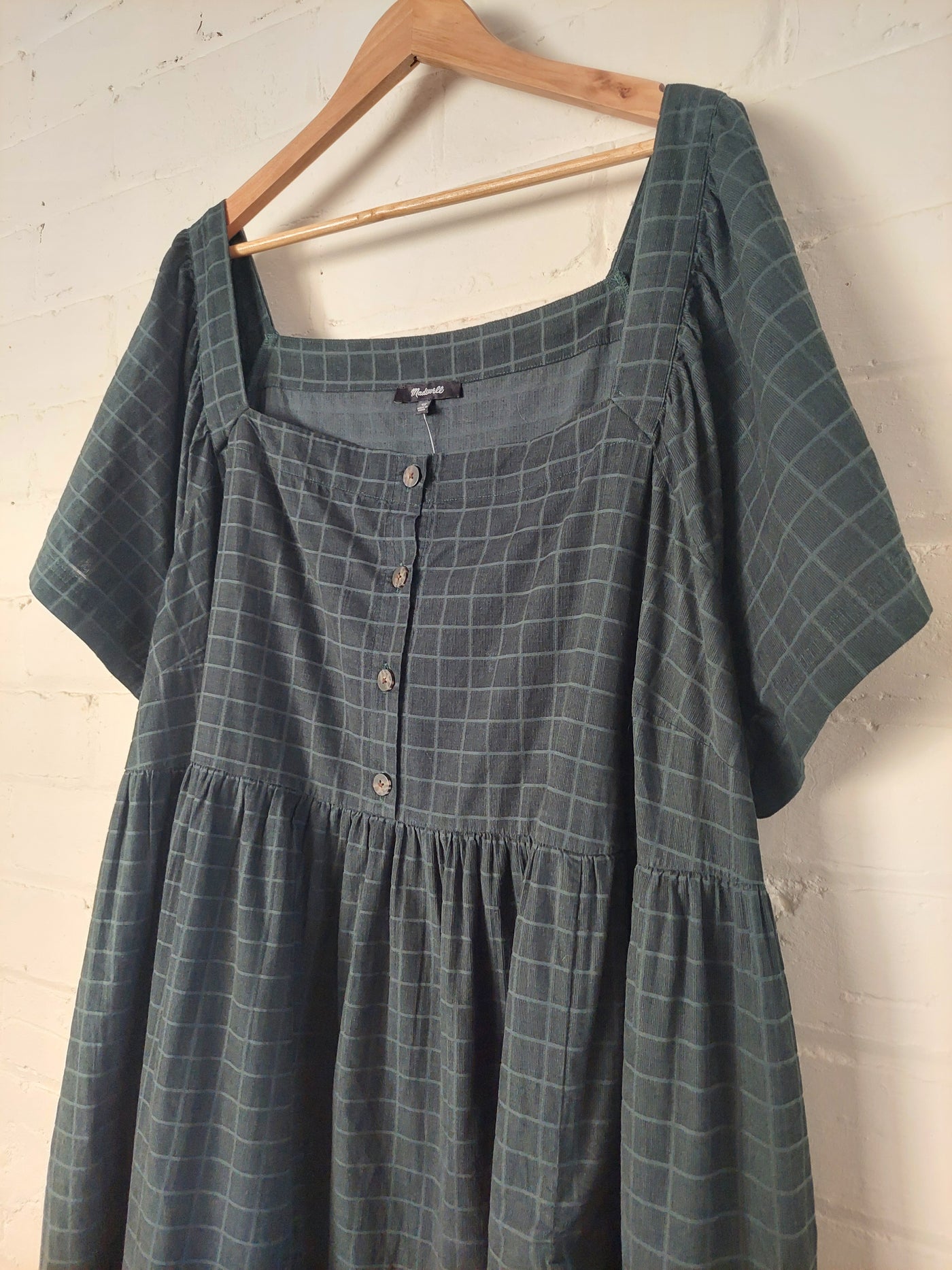 Madewell BNWT Plus Corduroy Square-Neck Midi Dress, Size 4X (AU 32-34 / US 26W-28W)