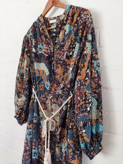 Ulla Johnson Agadir Midi Dress Coverup Batik, Size S