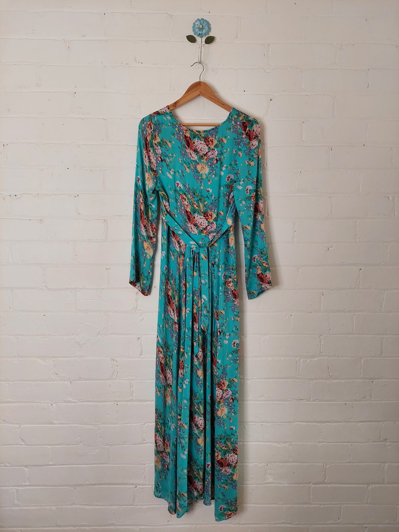 Arnhem Clothing Sugar Maxi Duster Dress in English Garden Floral, Size M-L