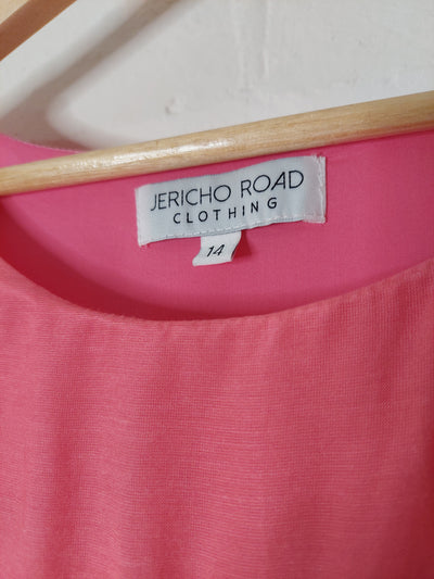 Jericho Road Clothing Magnolia Dress - Pink Peach, Size 14