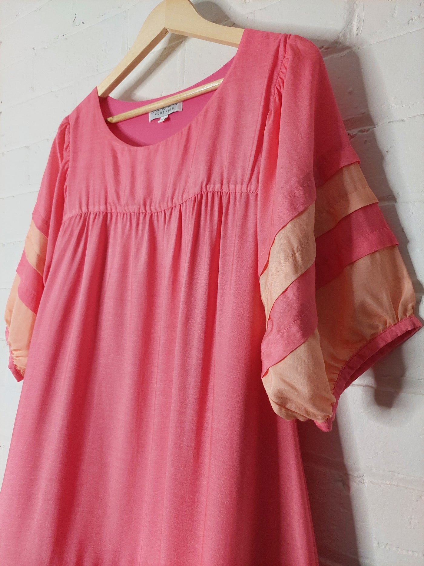 Jericho Road Clothing Magnolia Dress - Pink Peach, Size 14