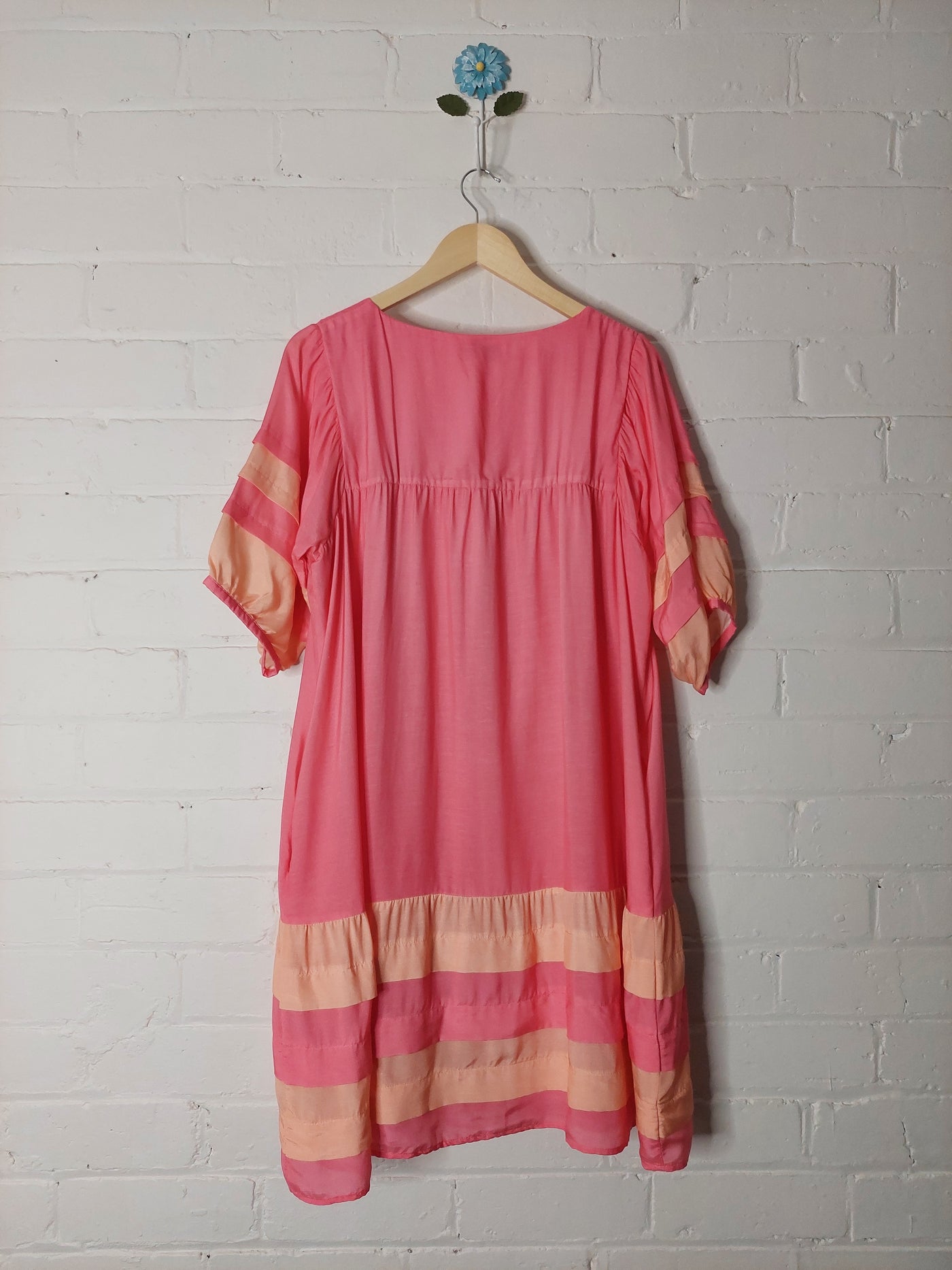 Jericho Road Clothing Magnolia Dress - Pink Peach, Size 14