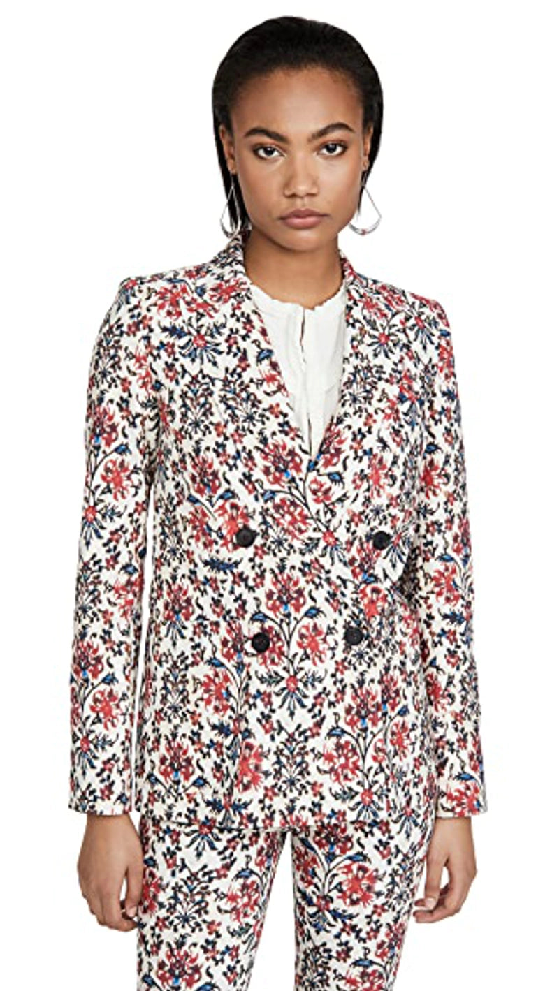 Isabel Marant BNWT Lenalia Floral Print Jacket in Red, Size Isabel Marant BNWT Lenalia Floral Print Jacket in Red, Size