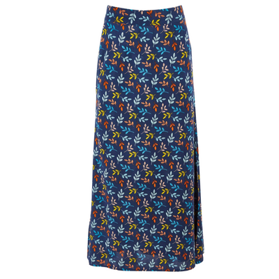 Handpicked by birds printed maxi skirt (XL)