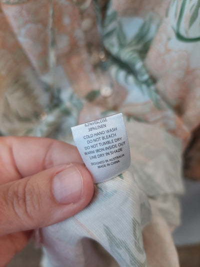 Kivari BNWT Behati Maxi Dress in Green Palm, Size XL (AU 14 / US 10)