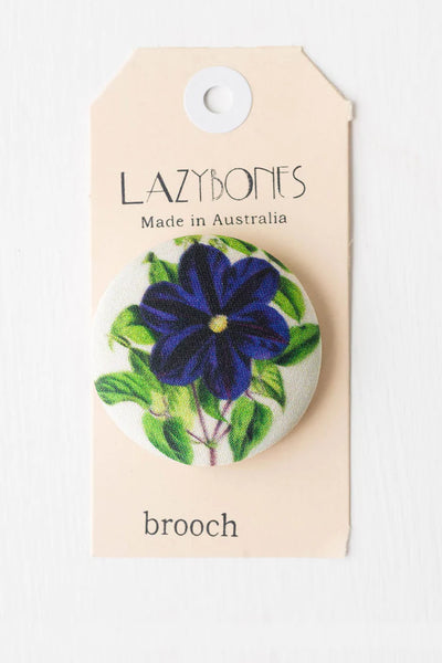 Button brooch
