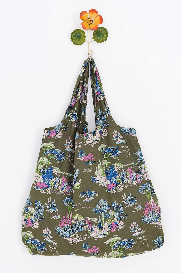 Cotton handy bags in assorted prints